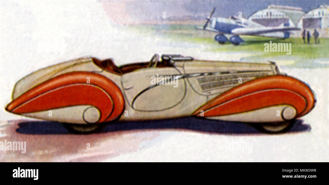 1937 Delhave Sportcoupé Stockfoto
