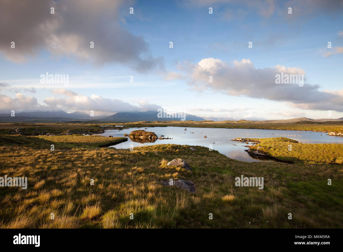 Landschaft von Connemara, County Galway Irland ein Ziel auf Irelands wilden Atlantik. Stockfoto