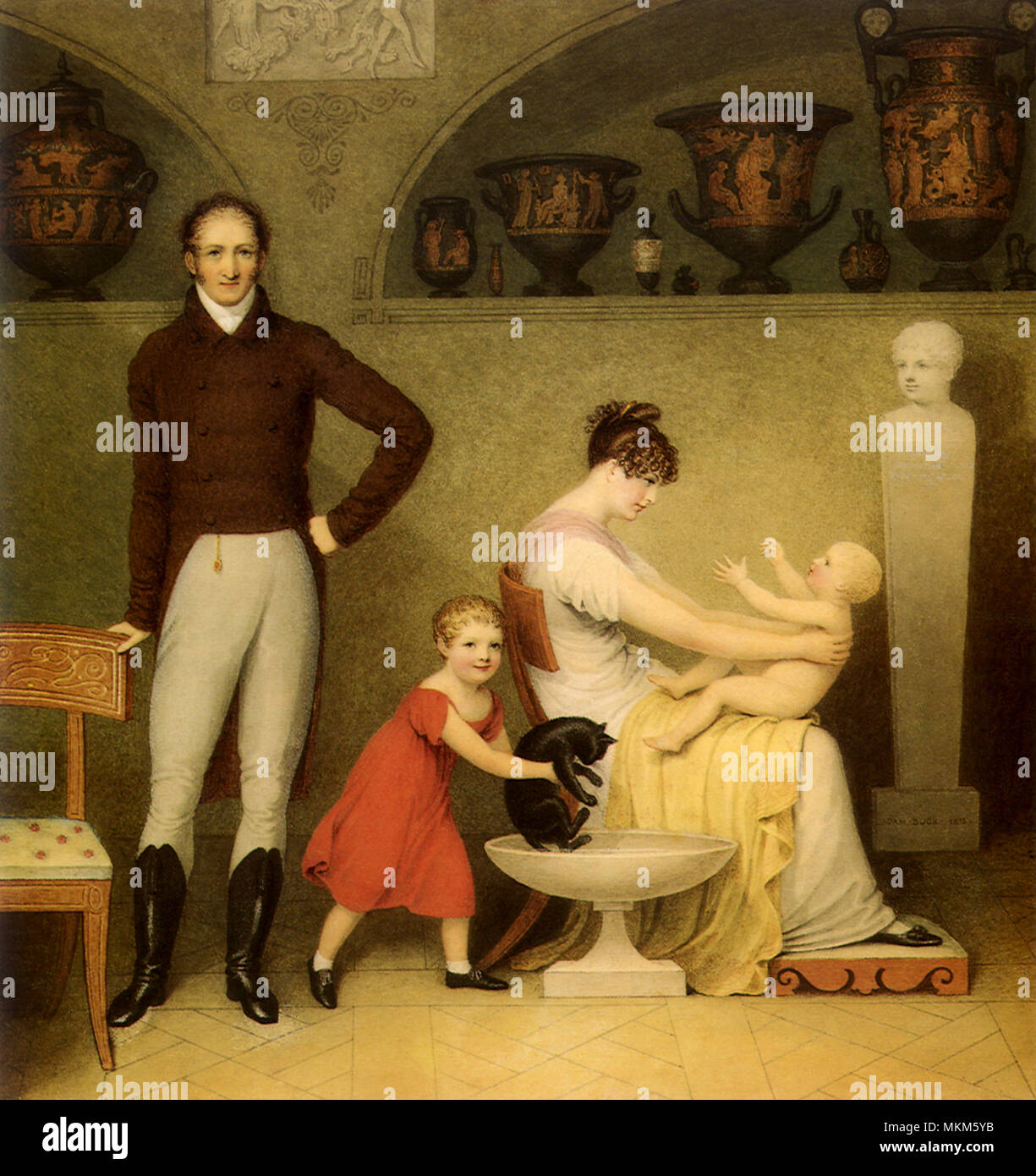 Buck Familie Stockfoto