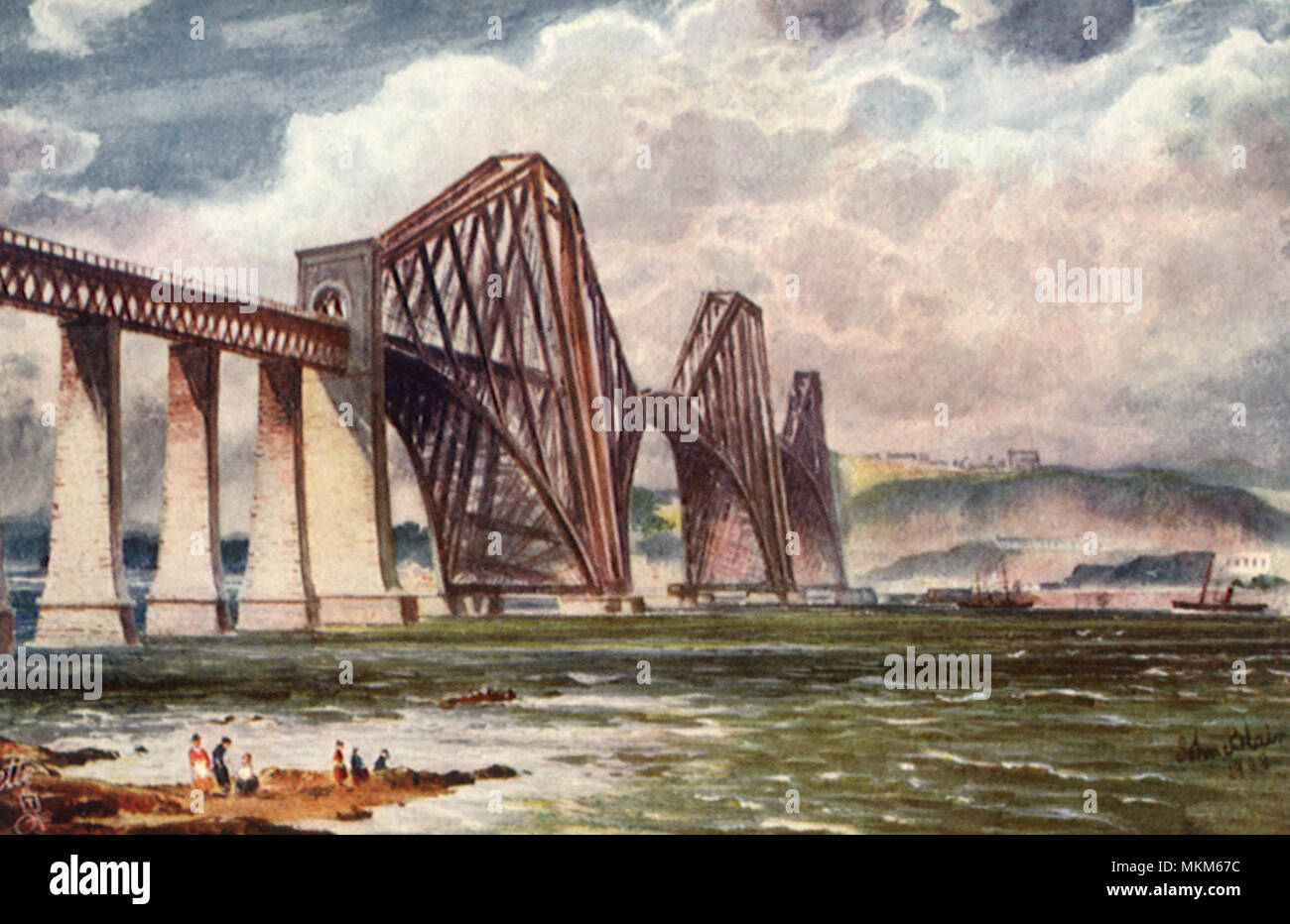 Forth Bridge Stockfoto