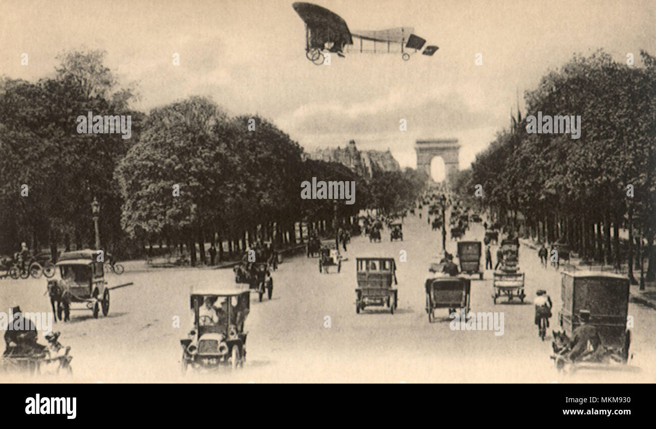 Champs-Élysées. Paris. Stockfoto