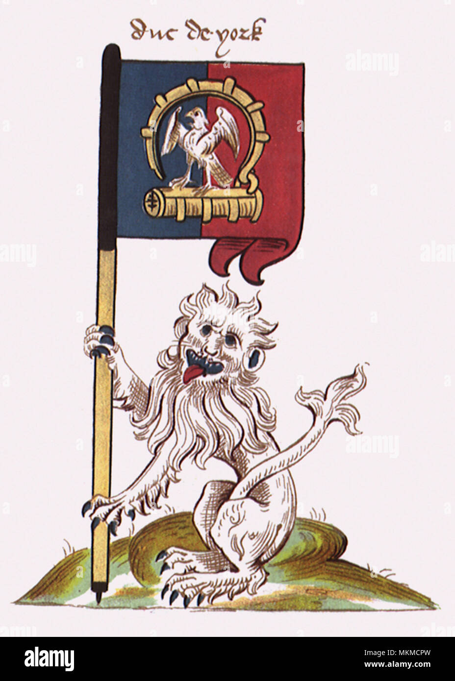 Herzog von York Banner Stockfoto