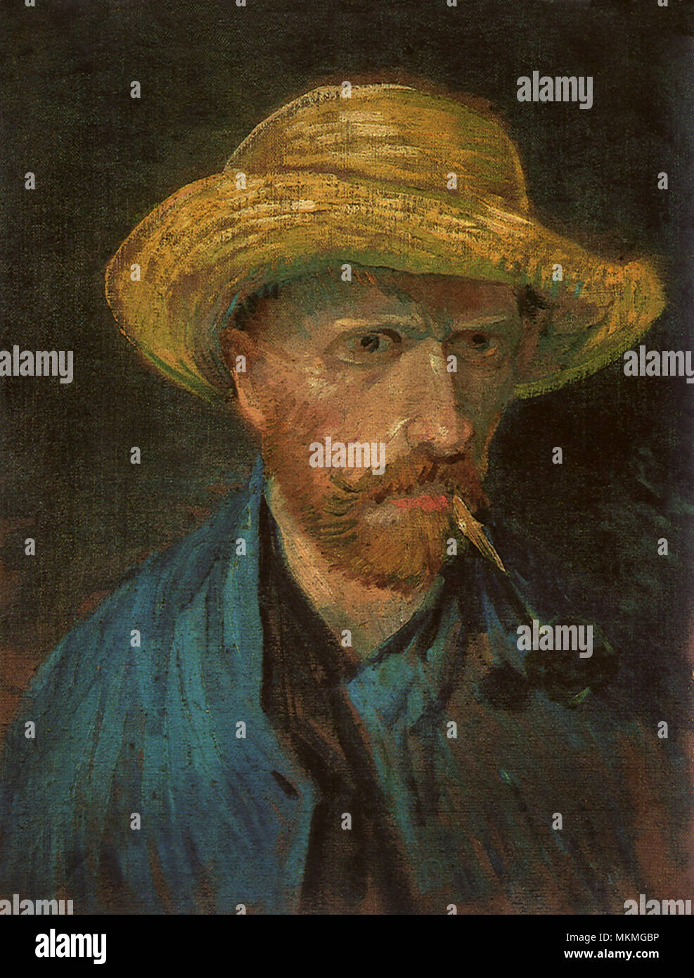 Van Gogh Selbstbildnis Stockfoto