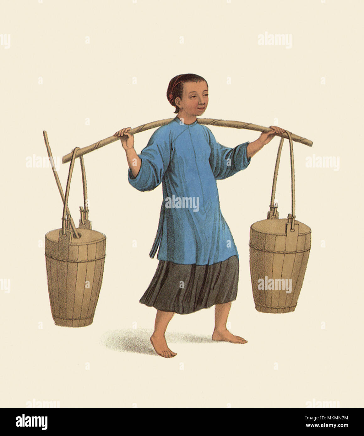 Chinesische Bäuerin Stockfoto