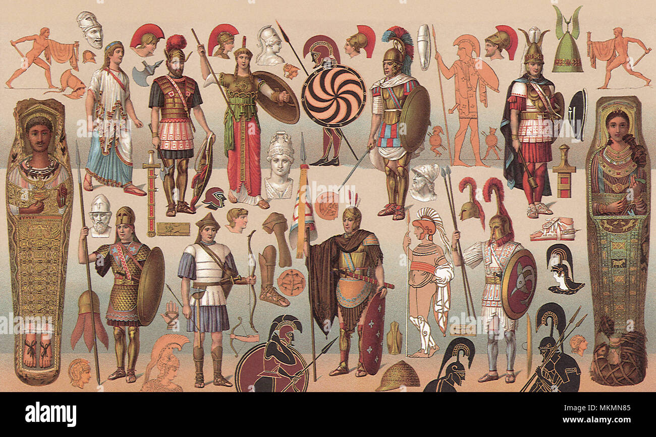 Antike griechische Militär Stockfoto