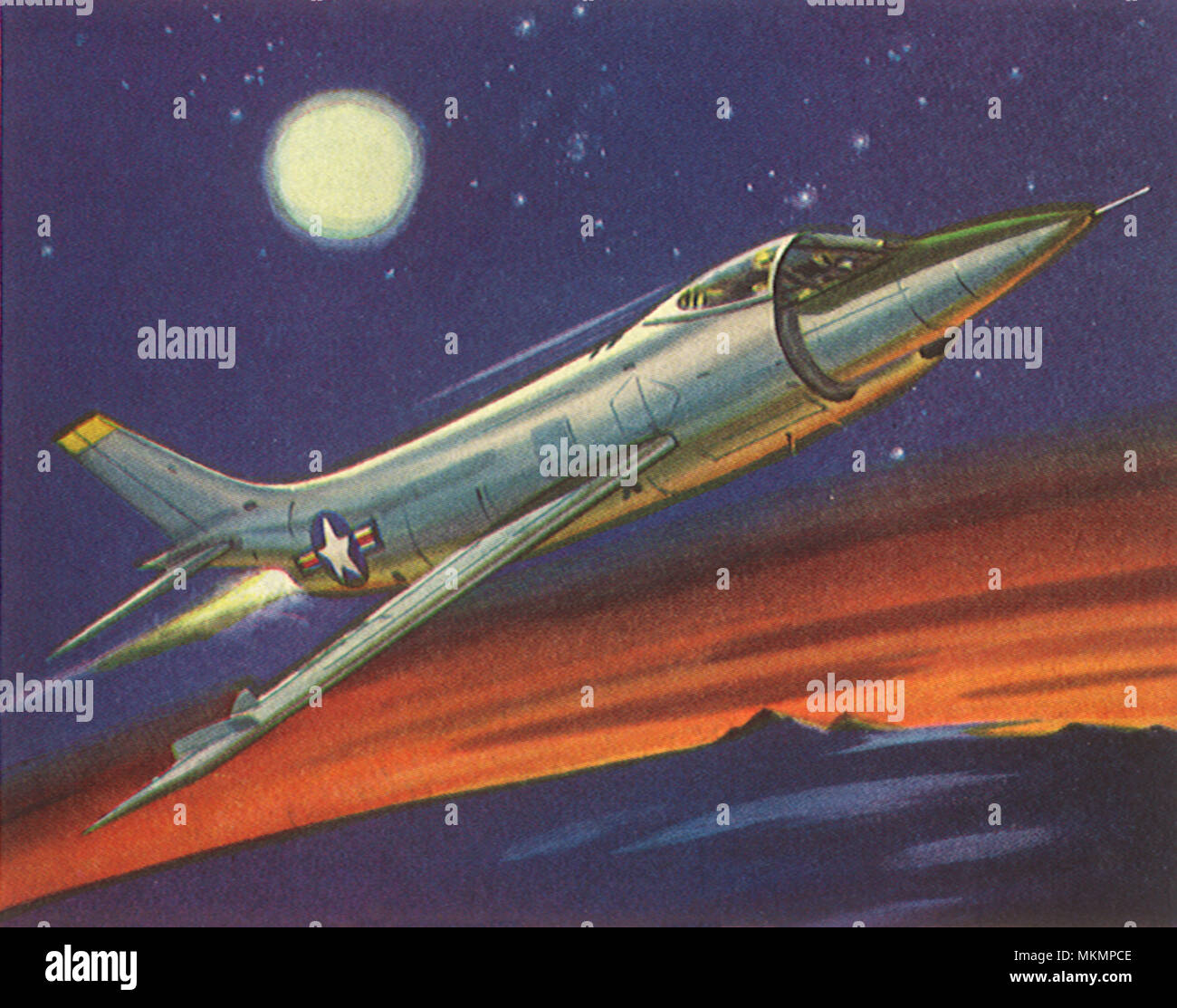 F3H bei Sonnenuntergang Stockfoto