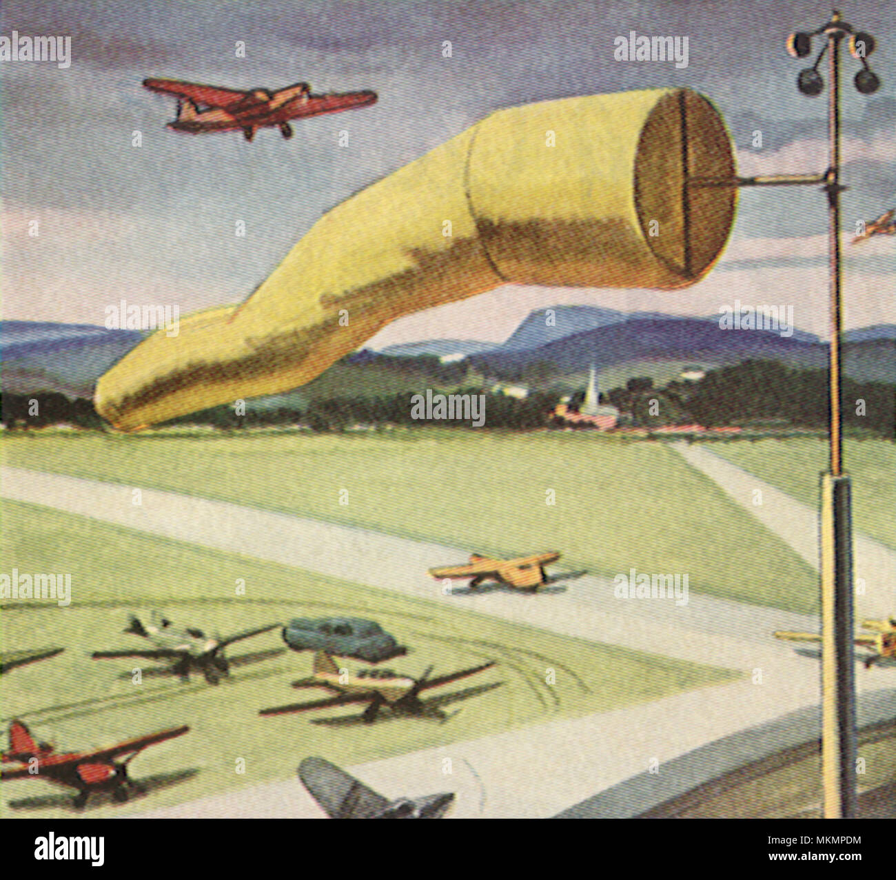 Kleine Flugzeuge Stockfoto