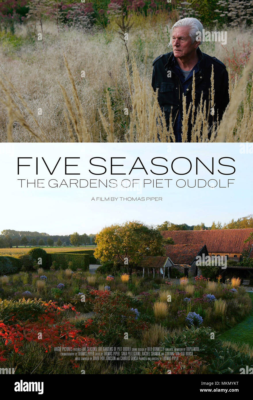 Fünf JAHRESZEITEN DIE GÄRTEN VON Piet Oudolf, uns Poster, Piet Oudolf
