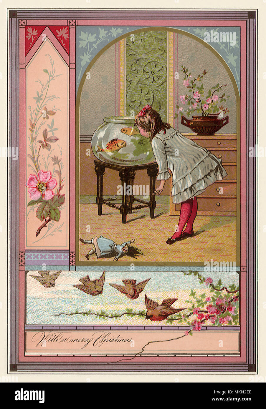 Szenen und Weihnachten Hinweis Stockfoto