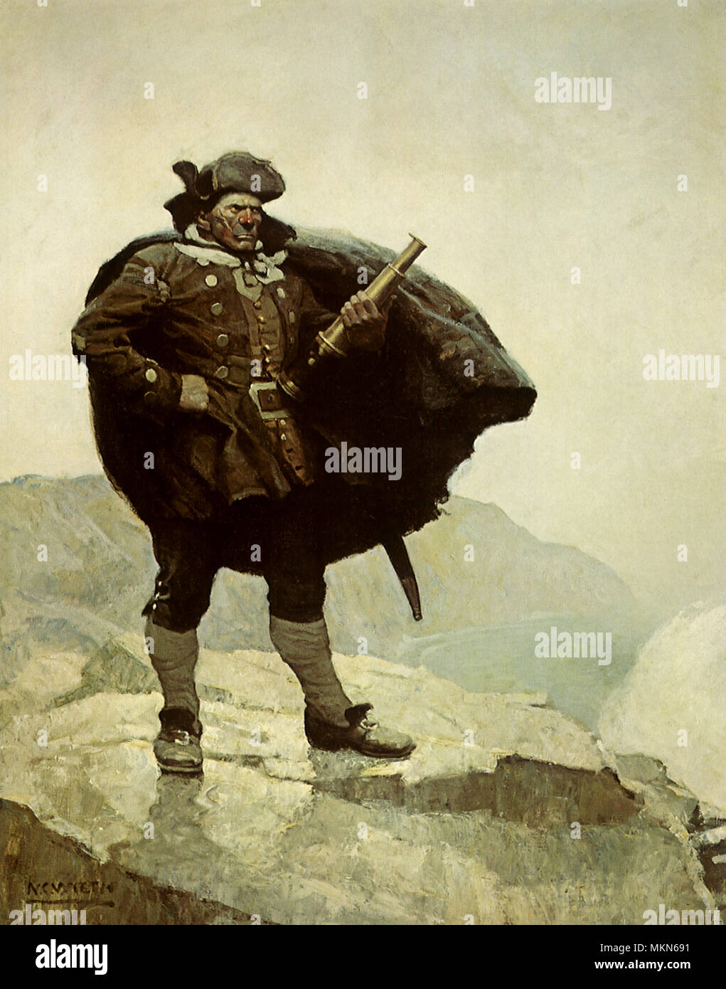 Captain Bill Knochen Stockfoto