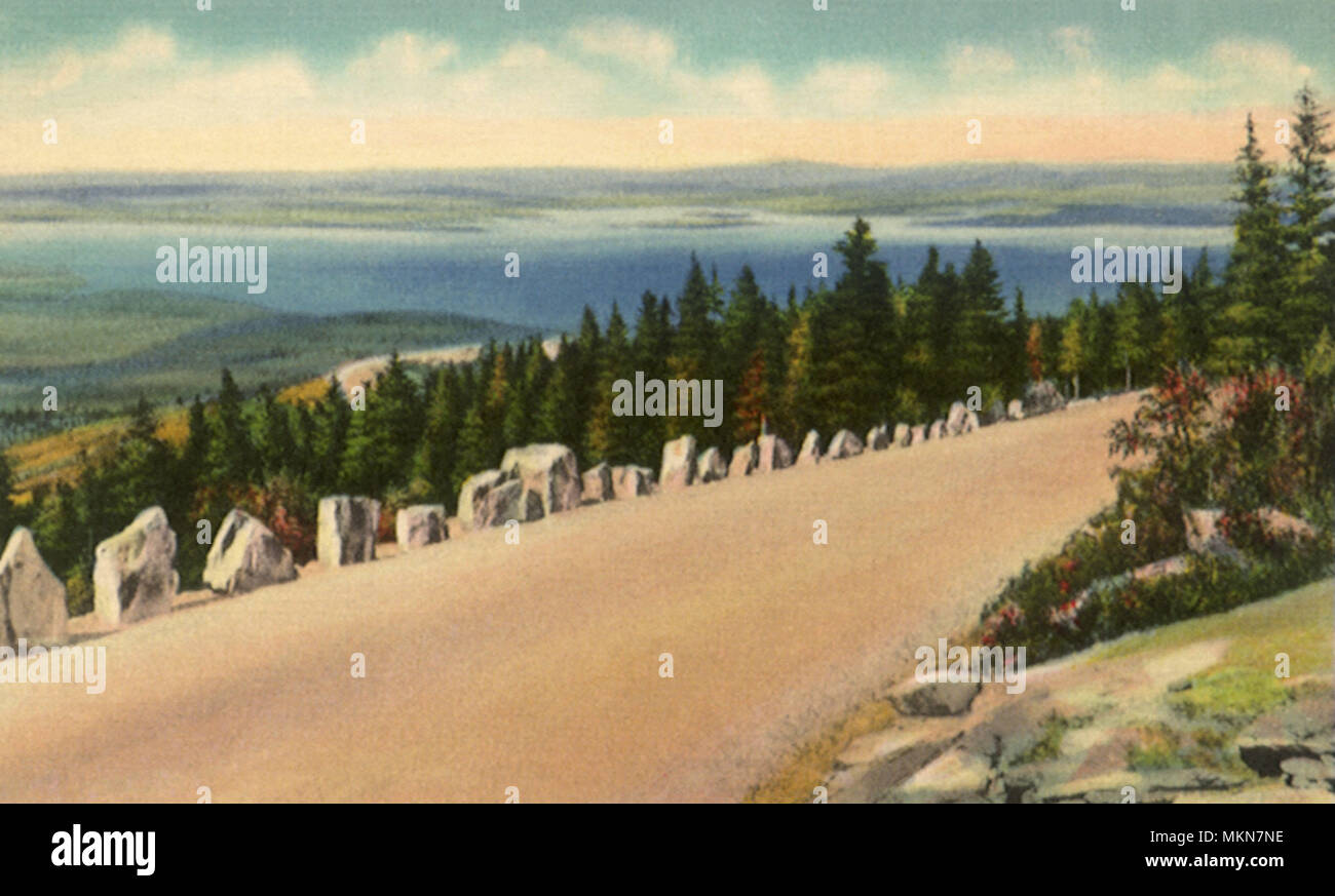 Frenchman's Bay. Bar Harbor. Stockfoto