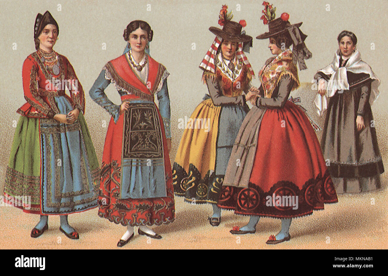 Spanische Moden Stockfoto