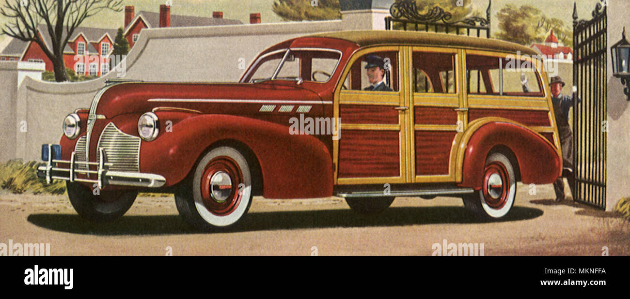 1940 Pontiac Wagen Stockfoto