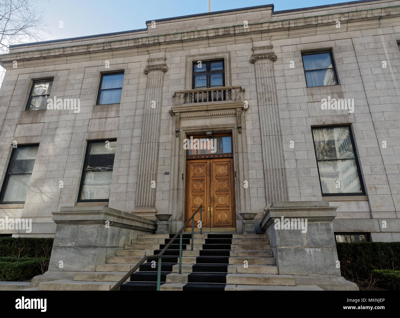 Quebec, Kanada. Das Mount Royal Club auf Sherbrooke Street West in der Innenstadt von Montreal Stockfoto