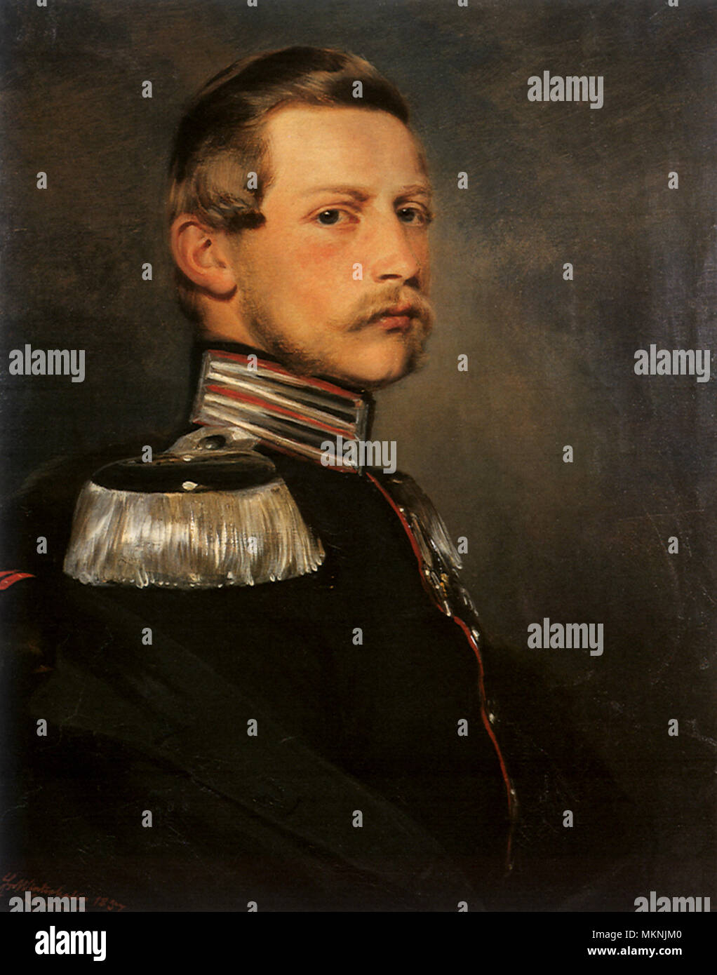 Kronprinz Friedrich Wilhelm von Pressen Stockfoto