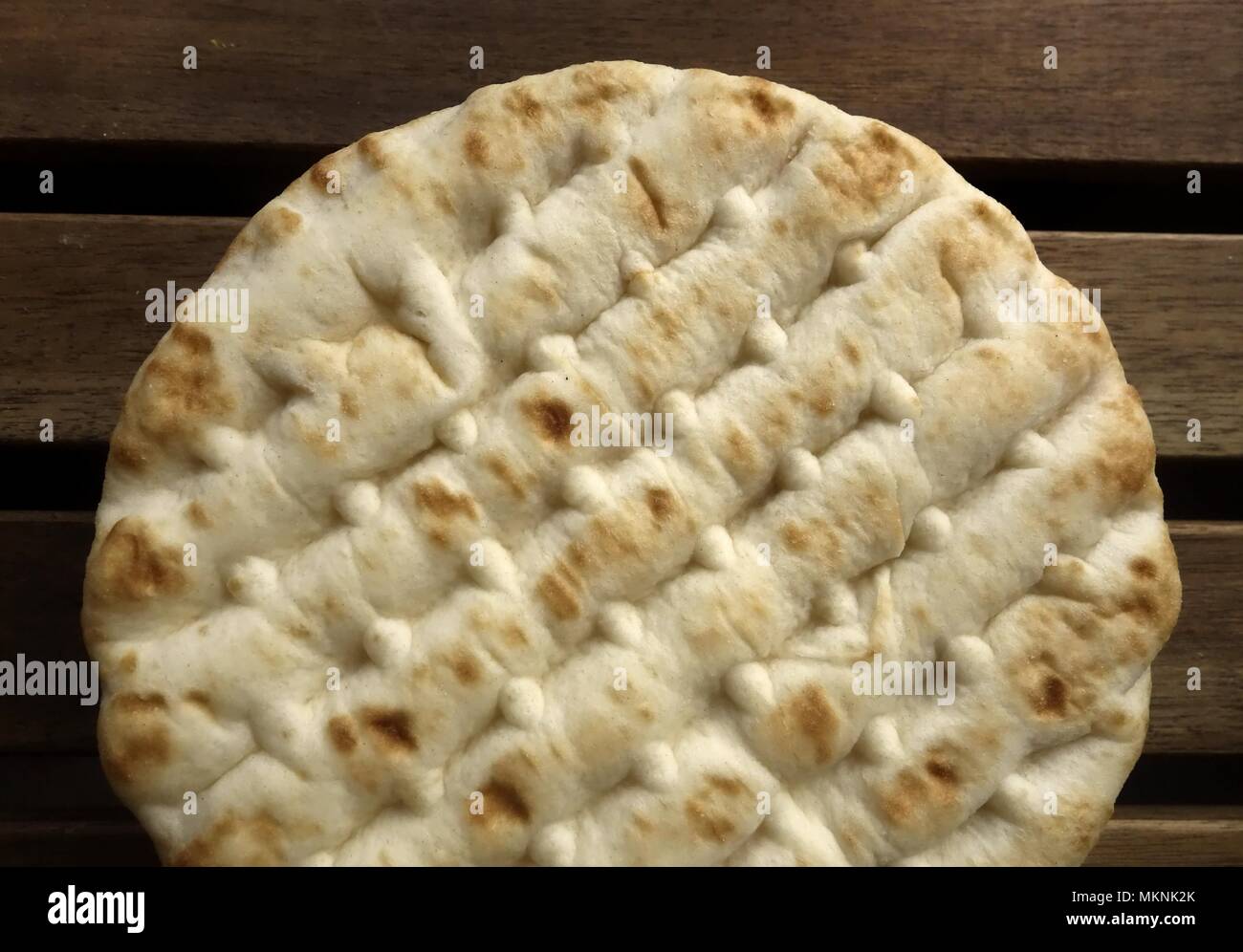 Grunchy Pita Brot Stockfoto