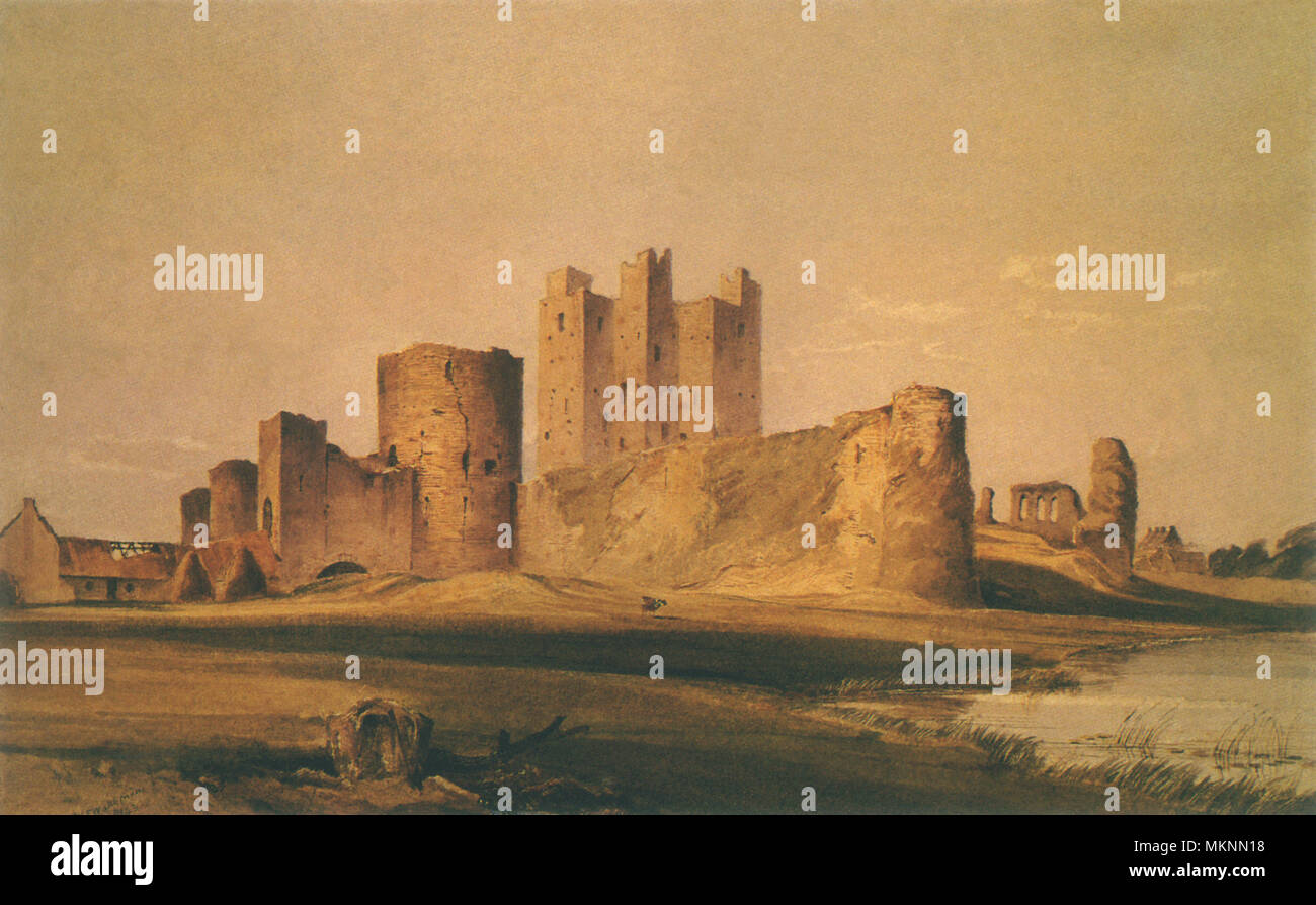 Trim Castle, Land Meath 1843 Stockfoto