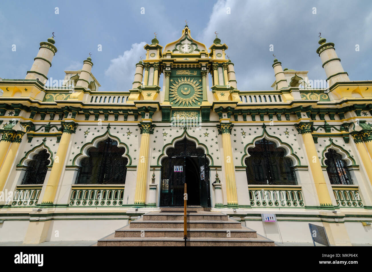 Abdul Gaffoor Mosque ist eine Moschee in Singapur im Jahr 1907. Die Moschee in der Gegend so wenig Indien bekannt, in Singapur. Stockfoto