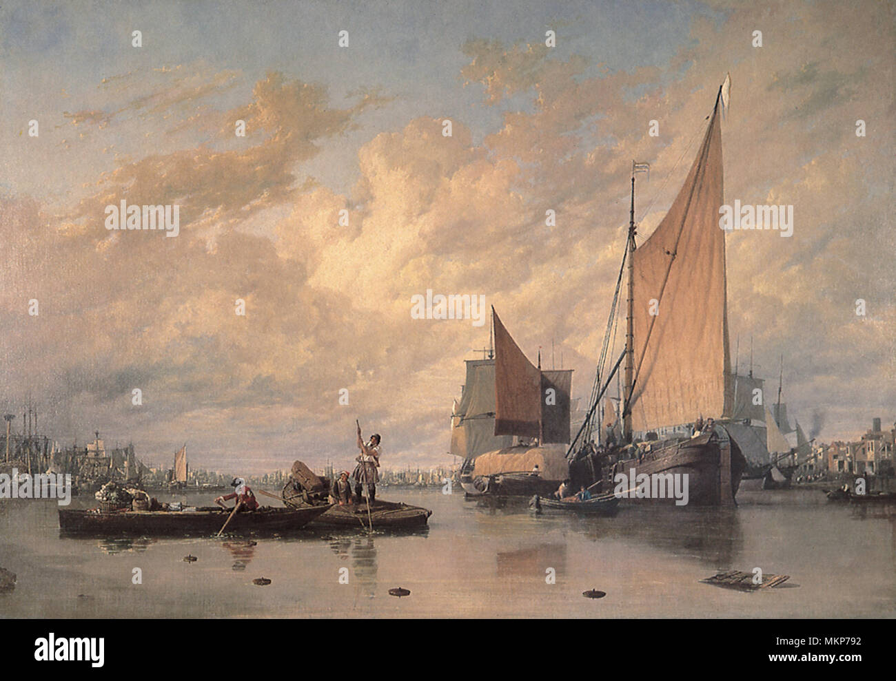 Der Eingang zum Pool von London Stockfoto