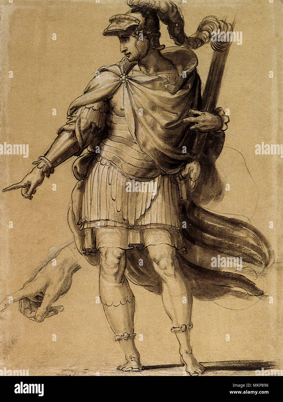 Die römischen Soldaten 1550 Stockfoto
