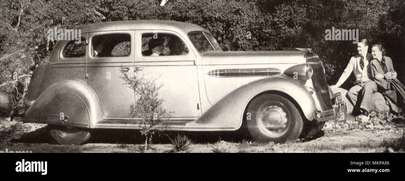 1936 Chrysler sechs Limousine Stockfoto
