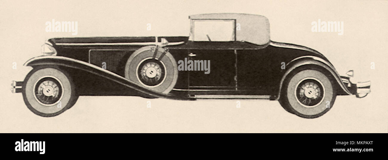 1931 Auburn Cord Convertible Stockfoto