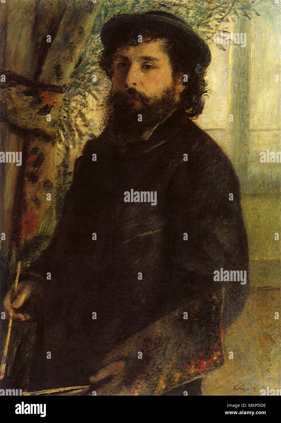 Porträt von Claude Monet Stockfoto