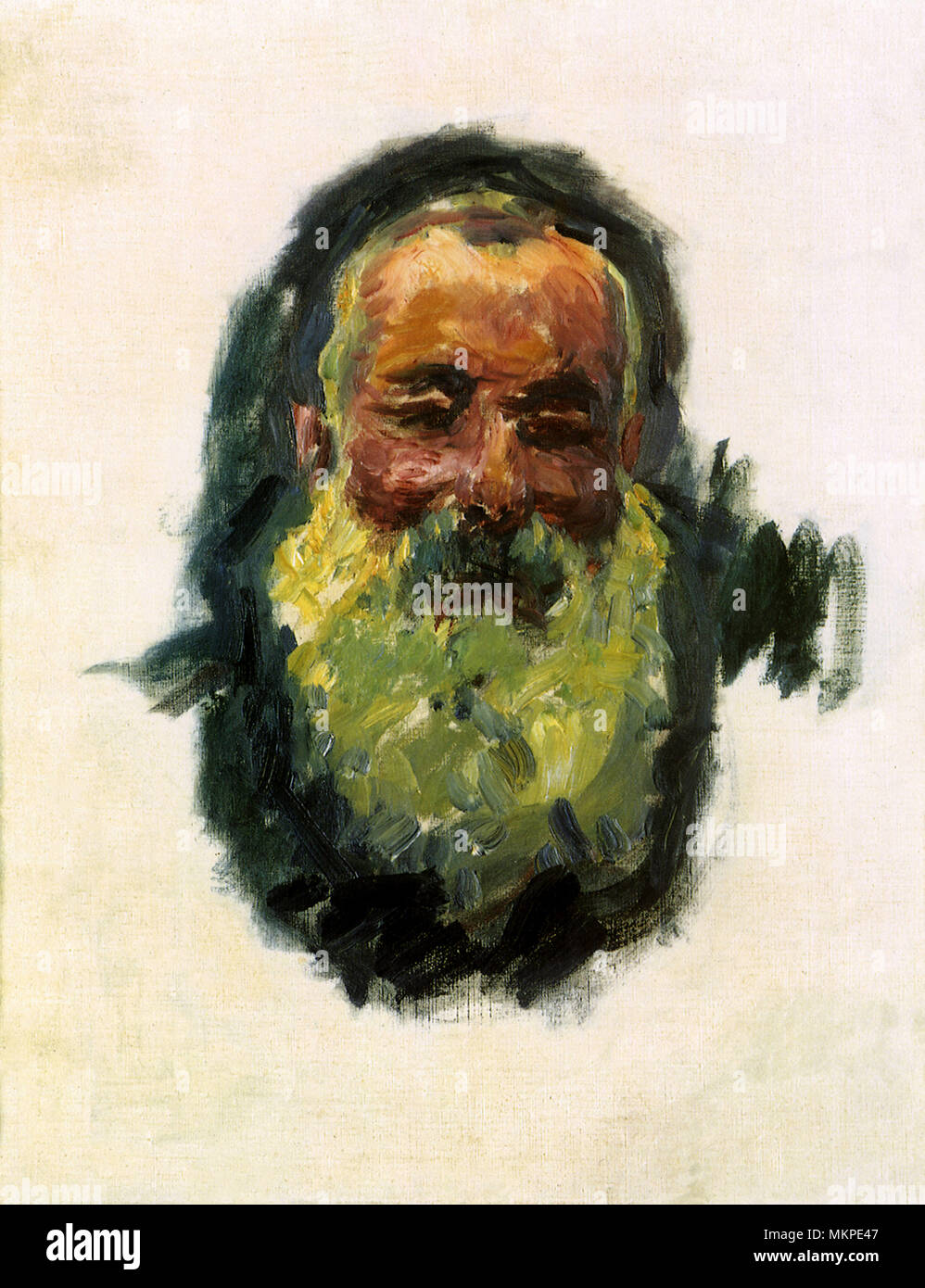 Self-portrait von Claude Monet Stockfoto