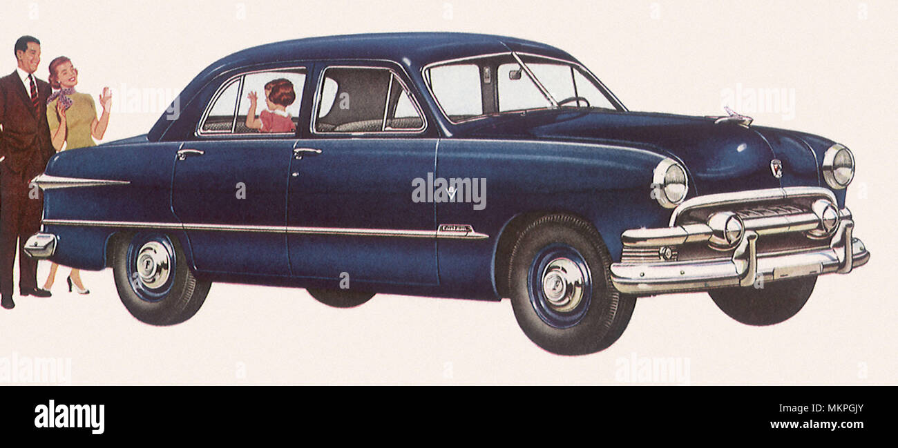 1951 Ford Custom Stockfoto