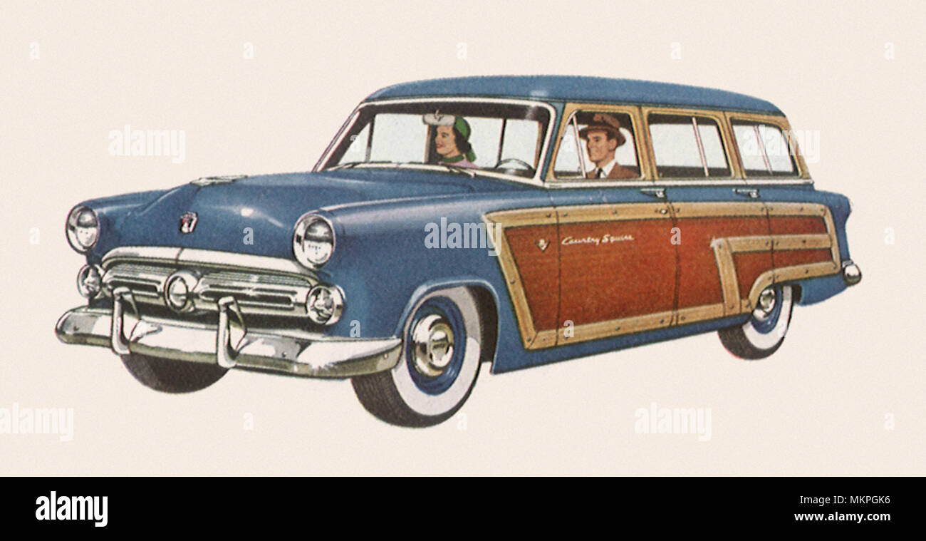 1952 Ford Country Squire Stockfoto