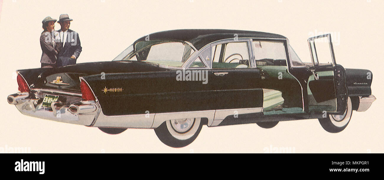1956 Lincoln Premiere viertüriges Limousine Stockfoto