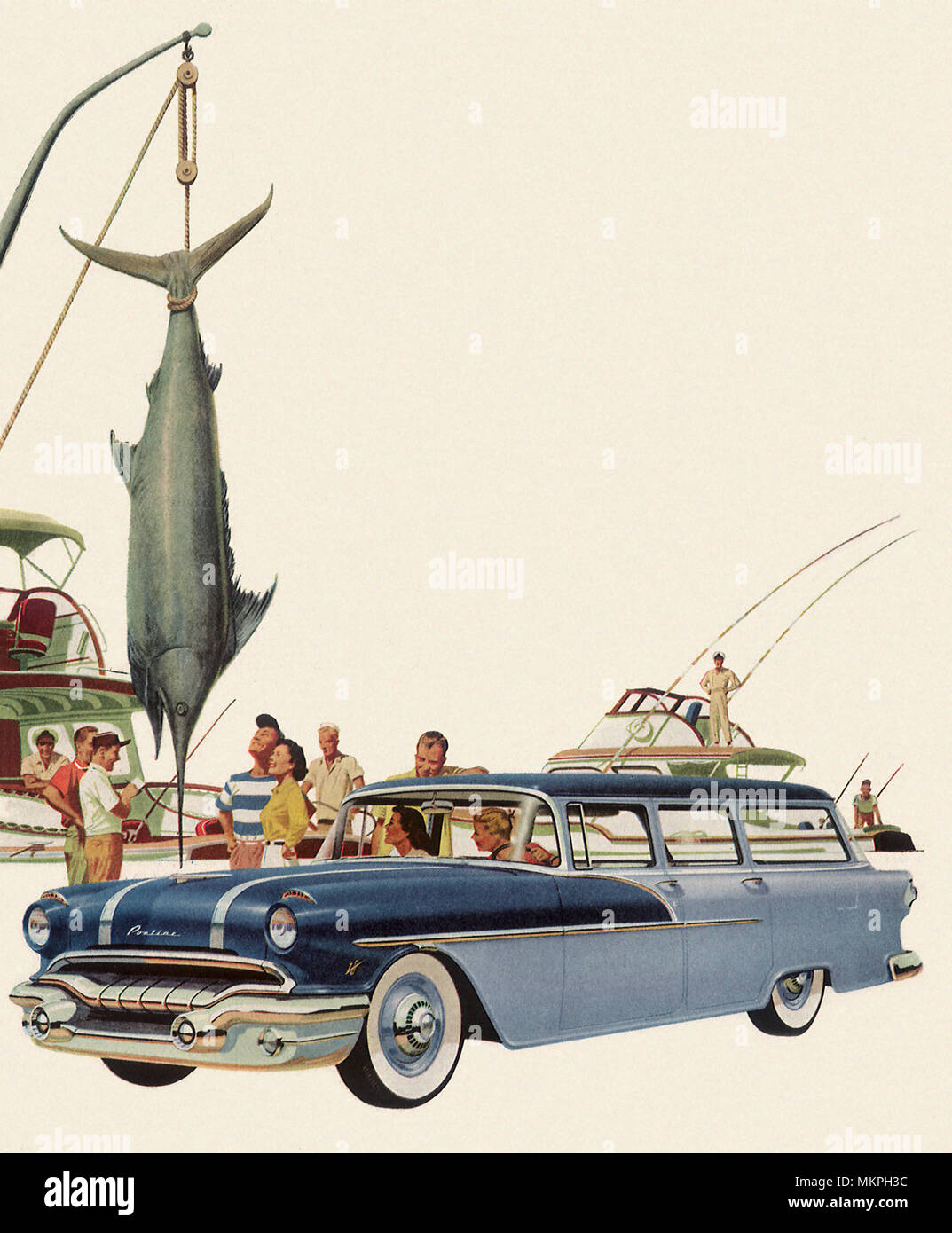 1956 Pontiac Stockfoto