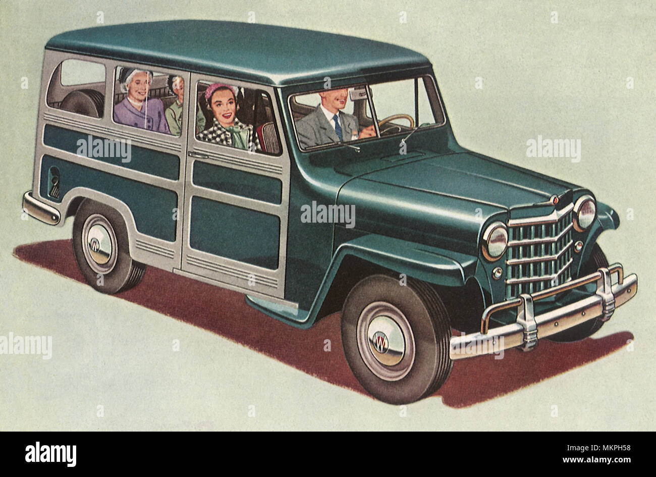 1951 Willys-Overland Stockfoto