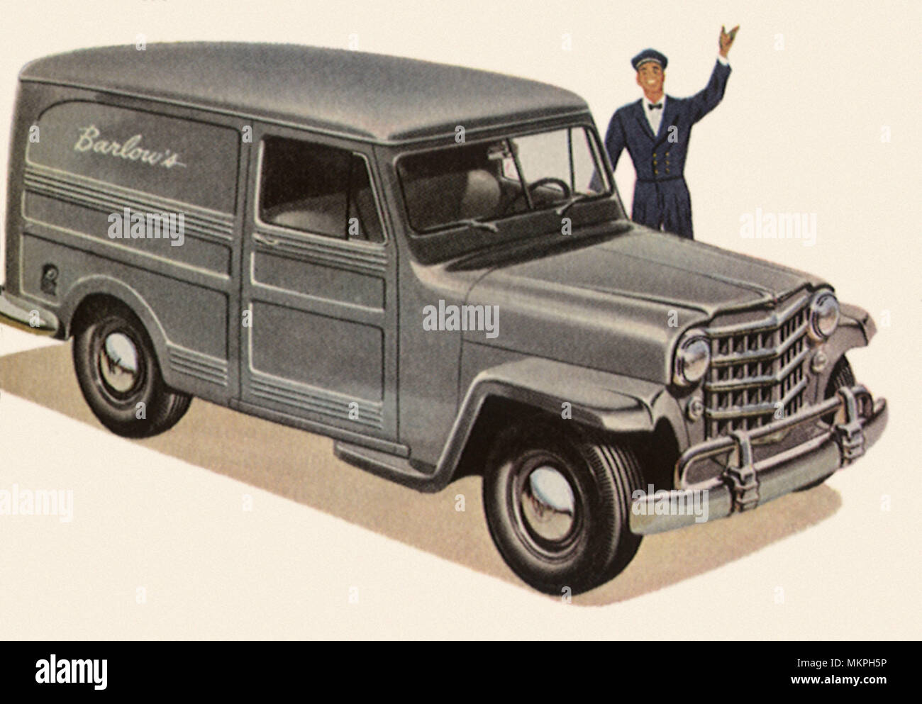 1952 Willys-Overland Sedan Delivery Stockfoto