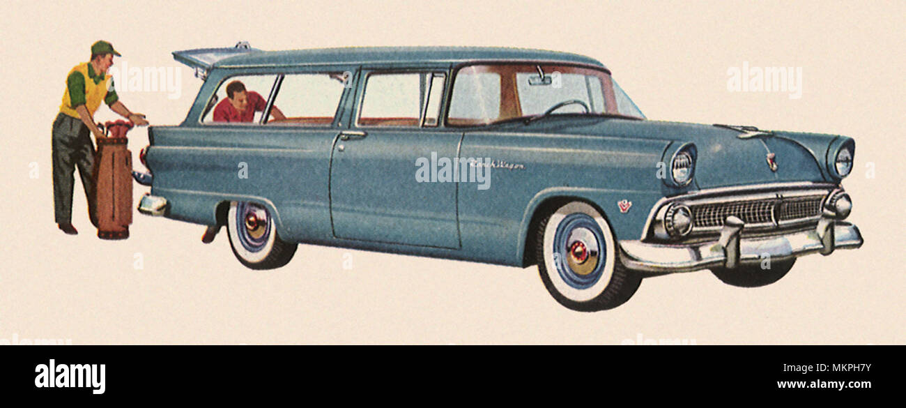 1955 Ford Ranch Wagon Stockfoto