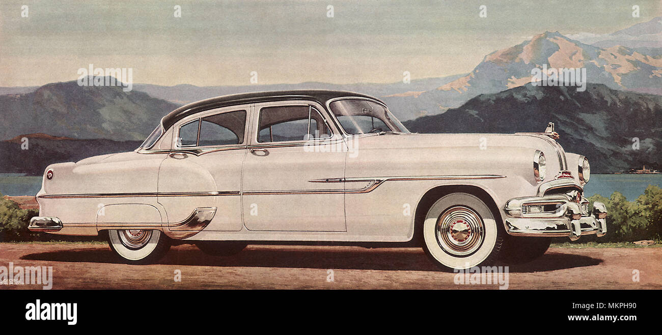 1953 Dual-Streak Pontiac Stockfoto