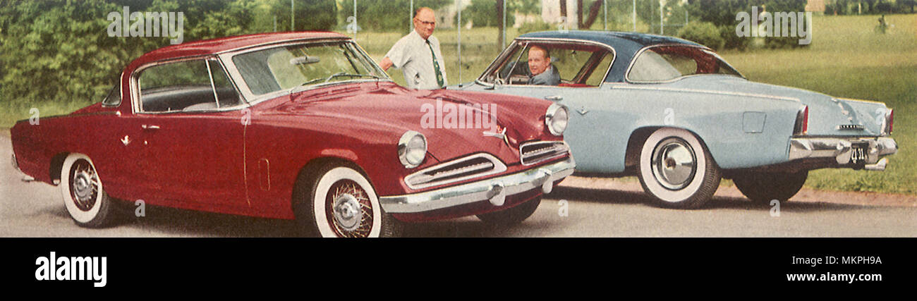 Vintage Studebakers Stockfoto