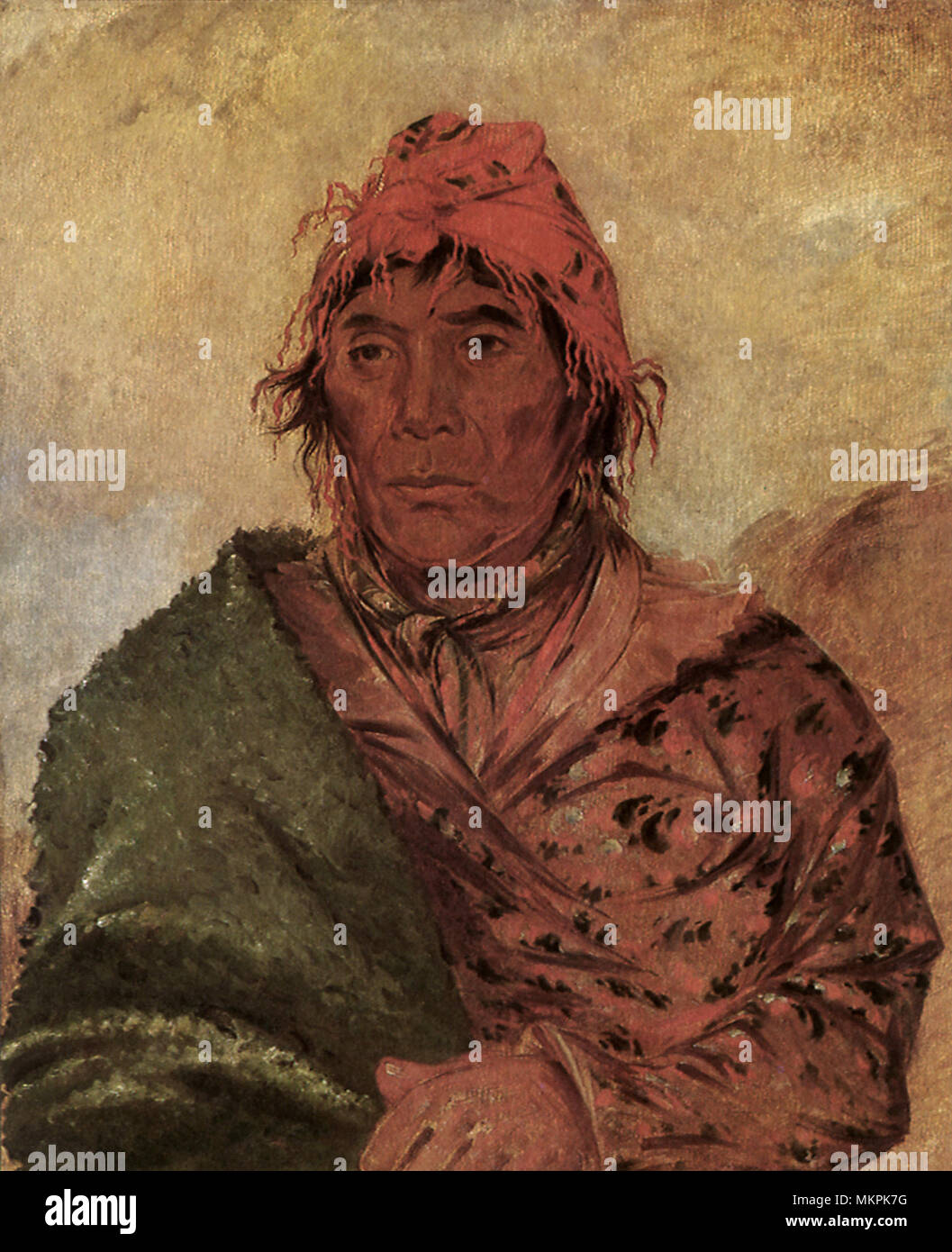 König Phillip, zweite Cheif, Seminole Indianer Stockfoto