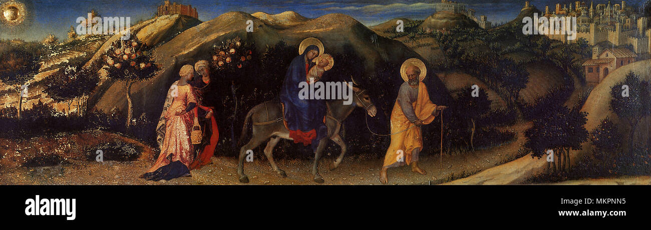 Flucht nach Ägypten Stockfoto