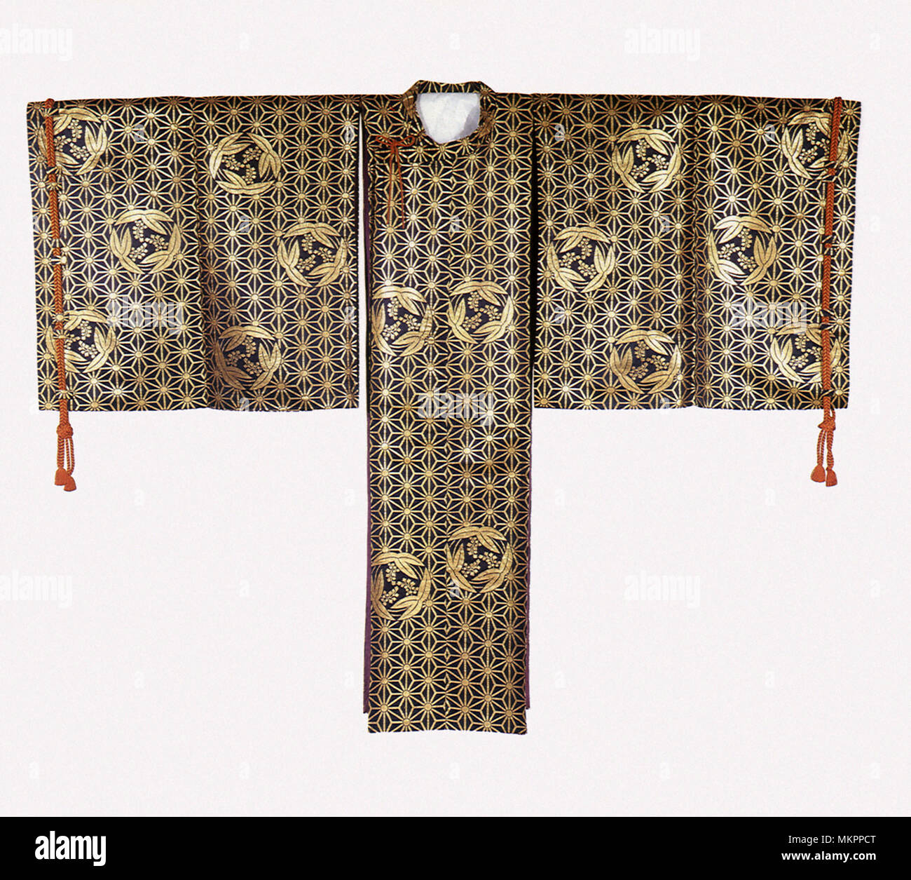 Samurai Kariginu Robe Stockfoto
