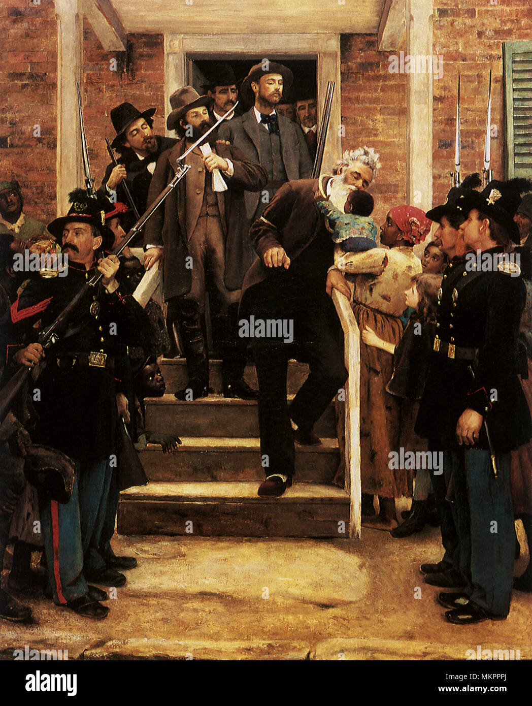 Die letzten Augenblicke von John Brown Stockfoto