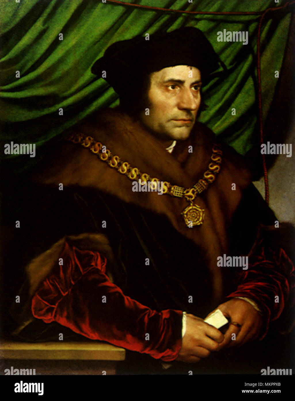 Portrait von Sir Thomas More Stockfoto