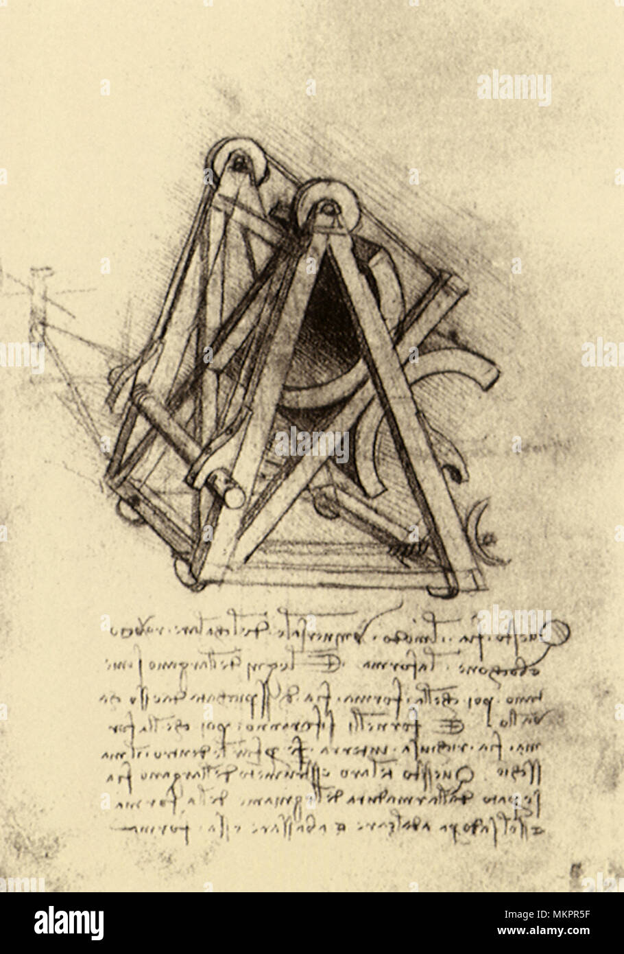 Maschine für das Gießen geschmolzene Bronze Stockfoto