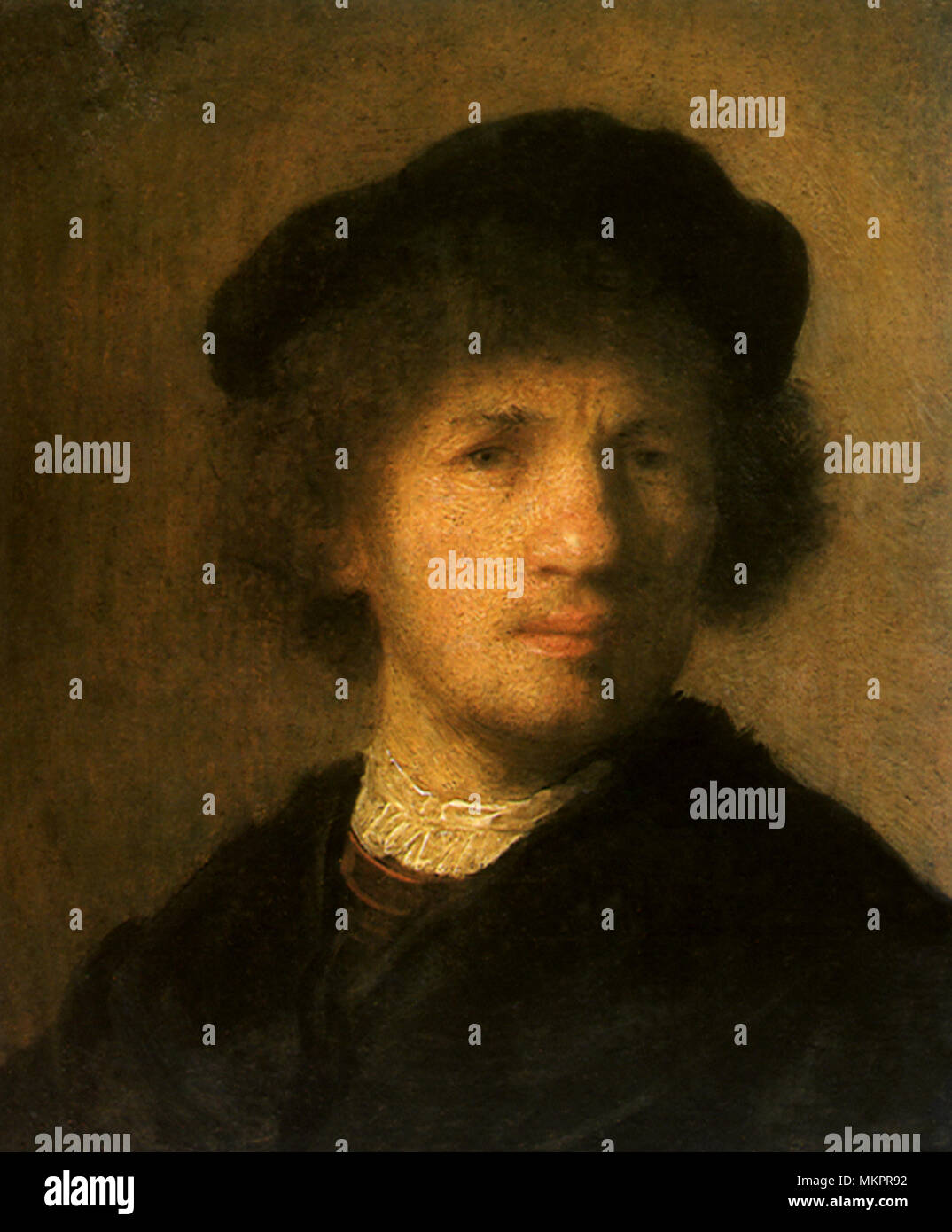 Selbstporträts von Rembrandt Stockfoto