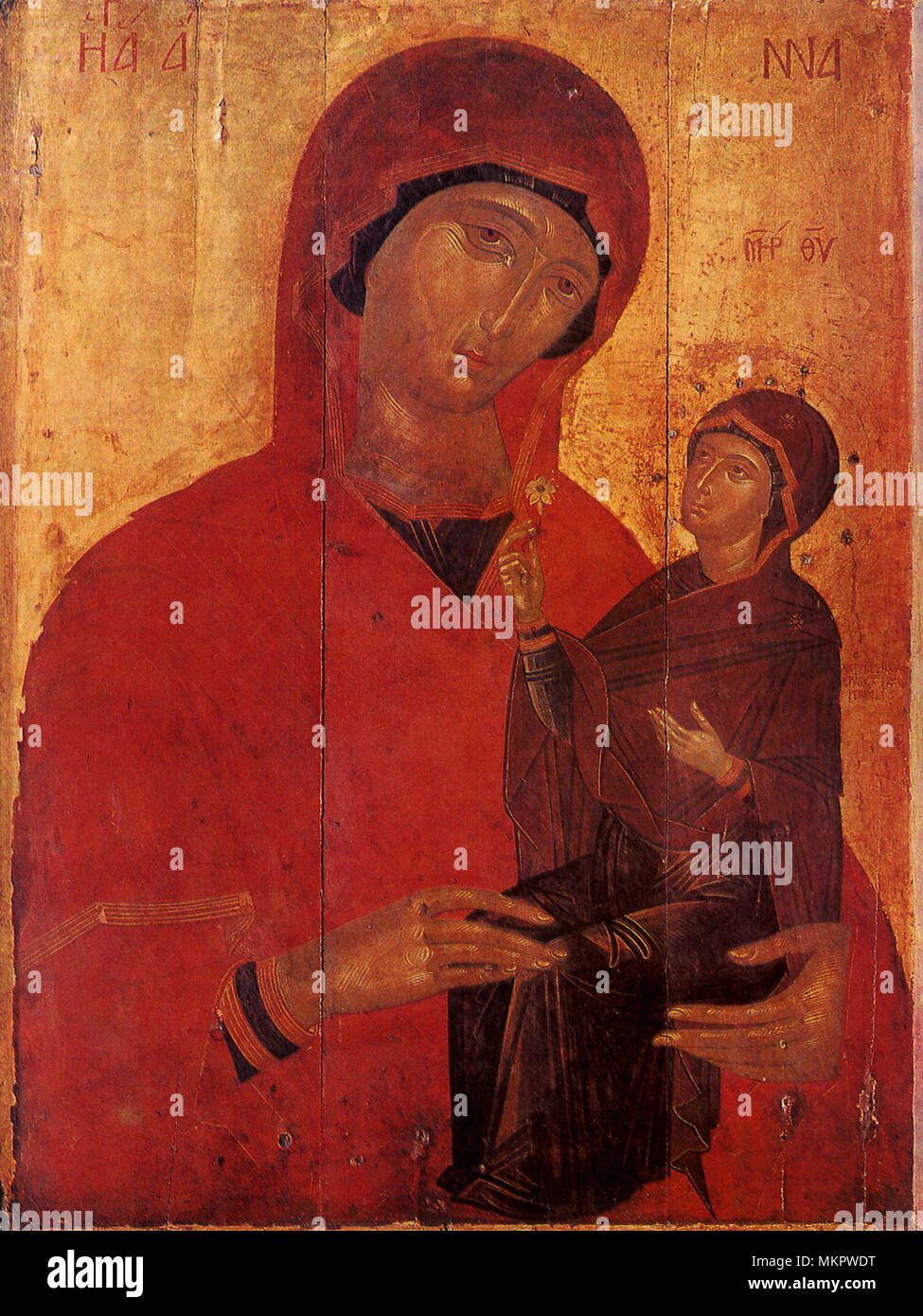 Saint Anne und die Jungfrau Stockfoto