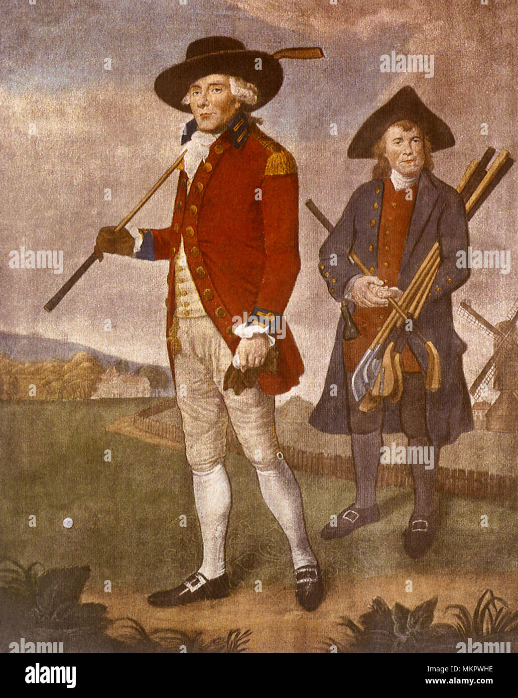 Die Gesellschaft der Golfspieler in der Blackheath Stockfoto