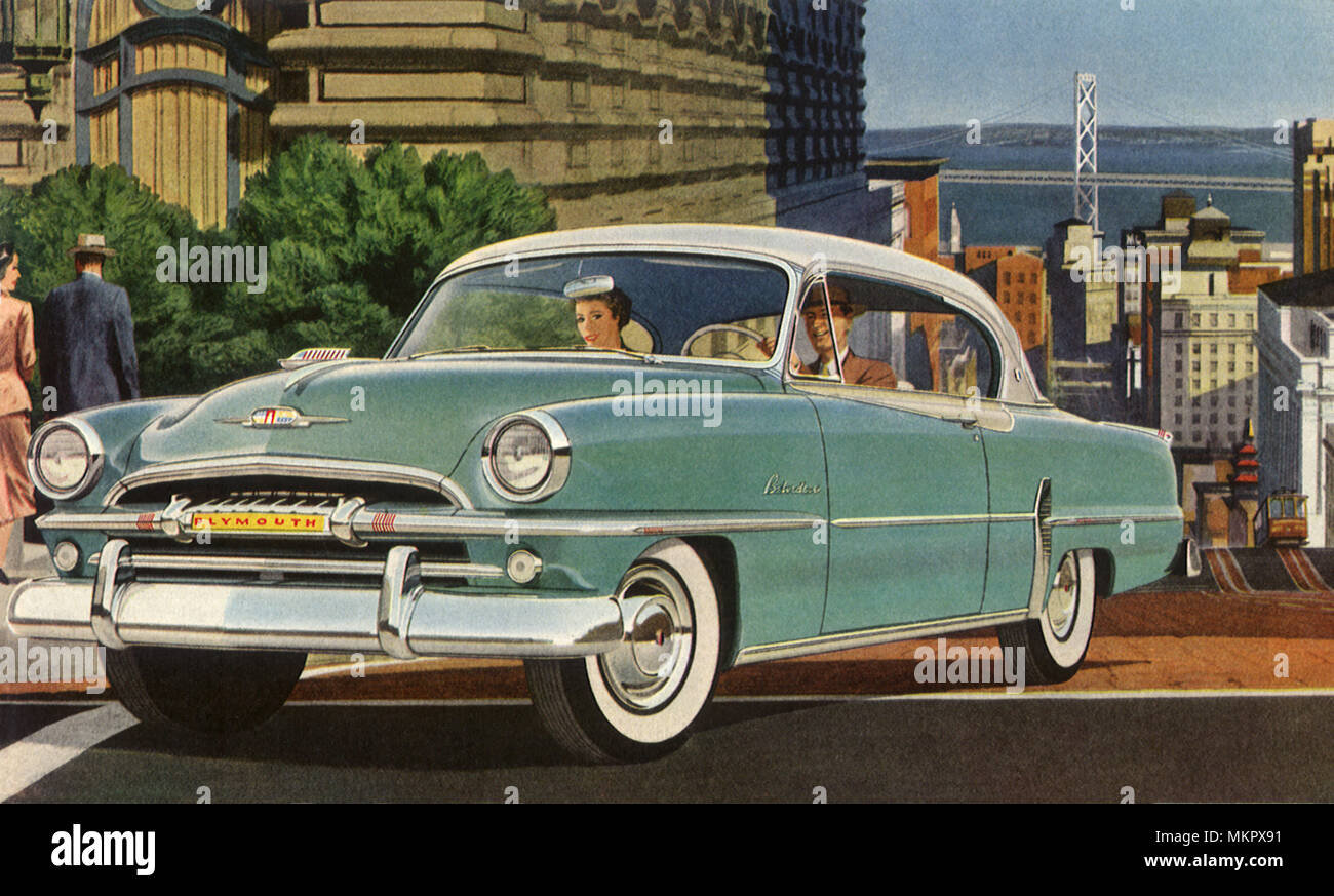 1954 Plymouth Stockfoto
