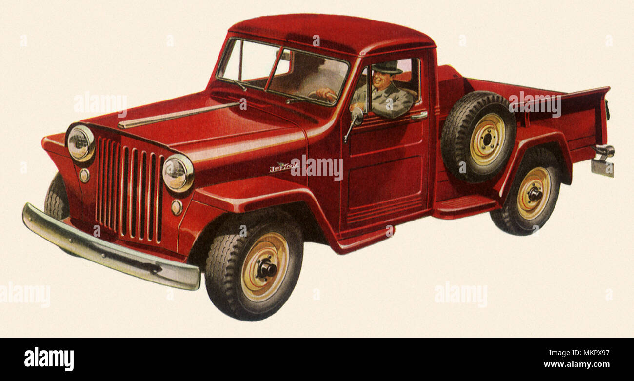 picture 1947 Willys Pickup https www alamy de 1947 willys overland jeep image184285731 html