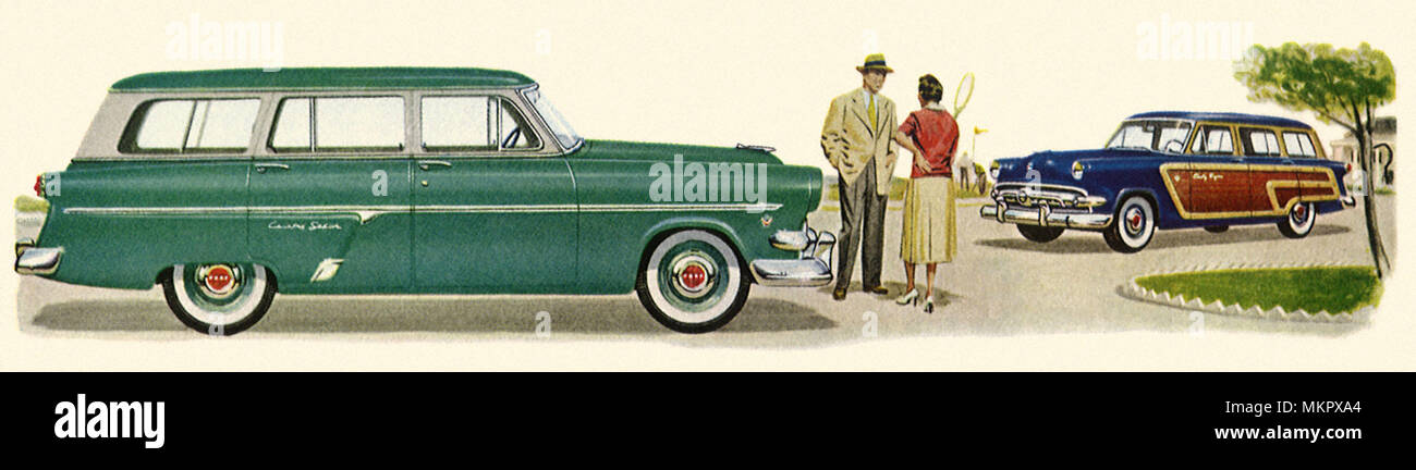1954 Ford Land Limousine Stockfoto