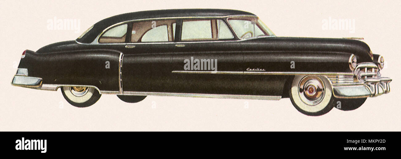 1950 Cadillac-Fleetwood Serie Seventy-Five Stockfoto